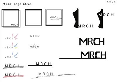 オンラインショッピングサイト「MRCH」ロゴデザイン