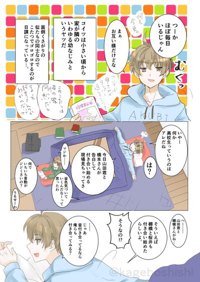 カラー漫画2ページ目