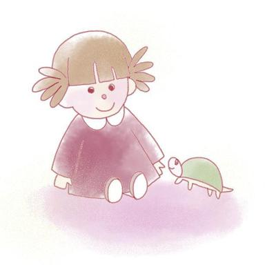 挿絵風のイラストを描きました
