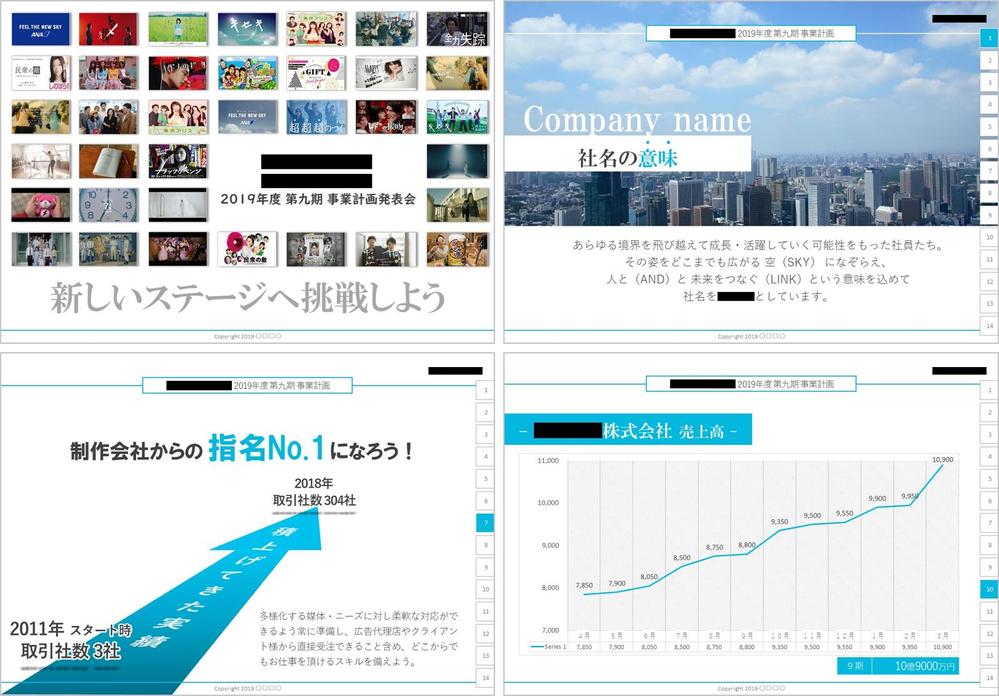 事業計画発表会のプレゼン資料（印刷用）