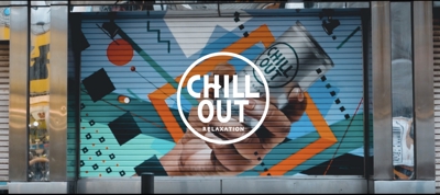 【渋谷の街をシャッターアートで支援する】CHILL OUT × Wall share