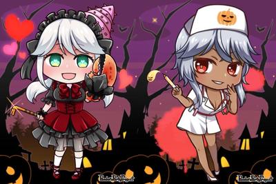 ハロウィンSDイラスト