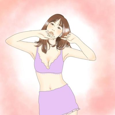 美容液のSNS用広告イラスト