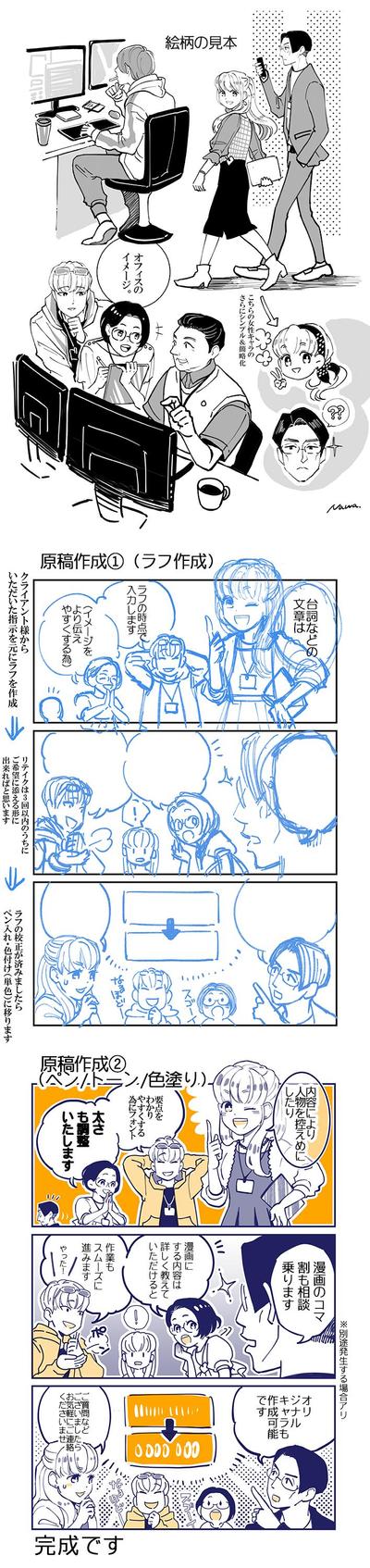 ブログ・Twitterなどで使用できる漫画／キャラクター作成