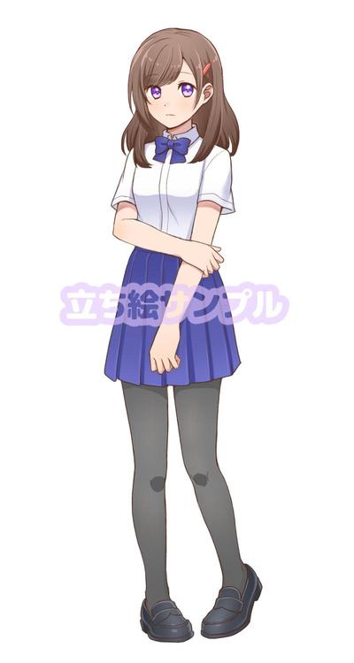 美少女キャラクター立ち絵サンプル