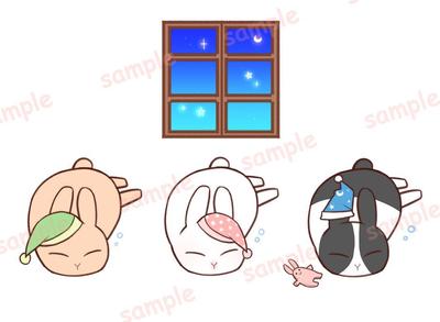 かわいい動物イラスト素材