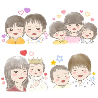 ご依頼頂いた似顔絵