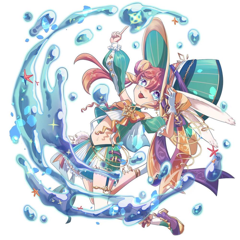 水エフェクトキャラクター