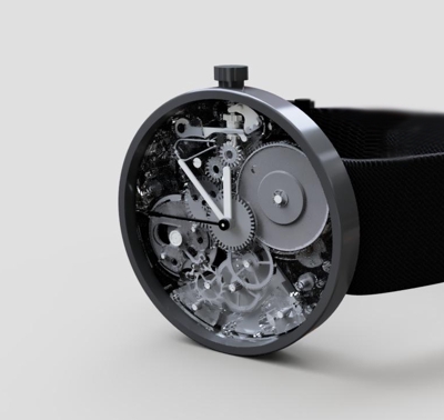 時計の3Dデザイン