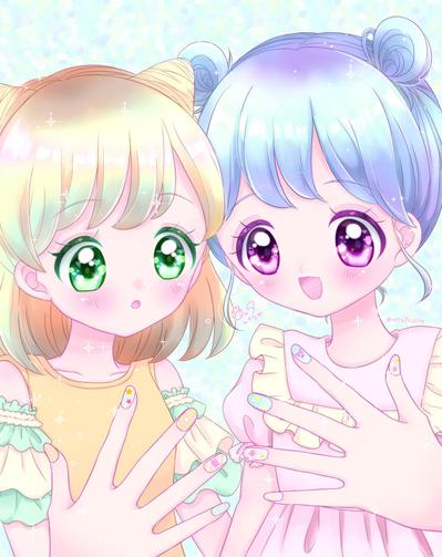 ネイルあそび　サンプルイラスト