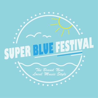 "SUPER BLUE FESTIVAL" Logo