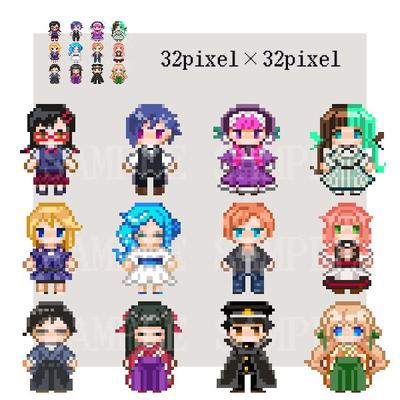 32×32pxのドット絵まとめ