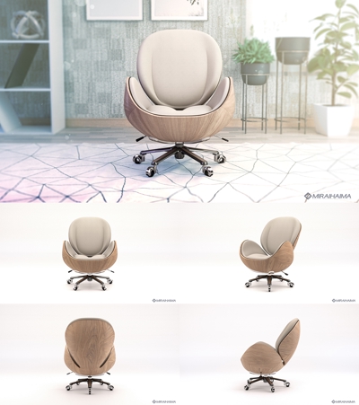 広告用 製品CG画像 家具・インテリ 椅子 チェア