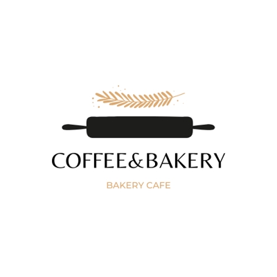 ベーカリーカフェのロゴ