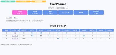 学習時間管理サイト