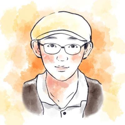 男性の似顔絵