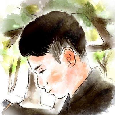 男性の似顔絵