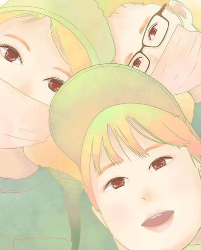 似顔絵　家族