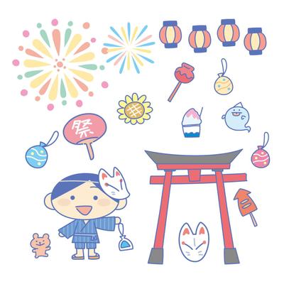 夏祭り イベントイラスト担当