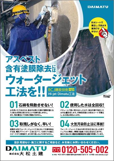 雑誌用の広告デザイン