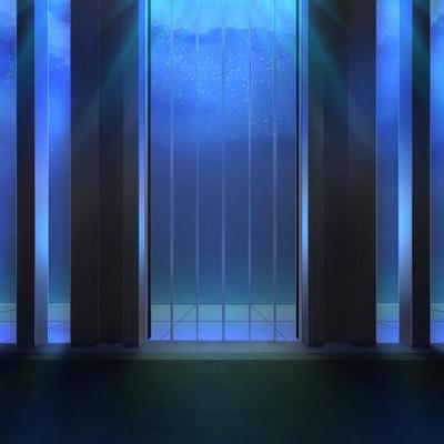 お城の廊下の背景素材