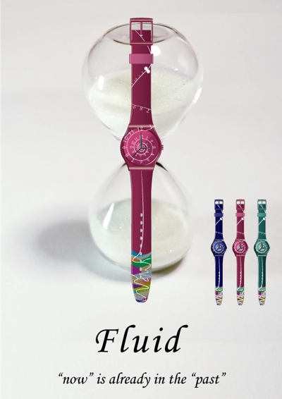 新しい時計デザイン（雑誌広告）