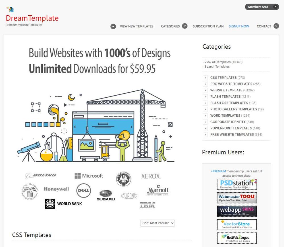 Website Templates | Web Templates - DreamTemplate