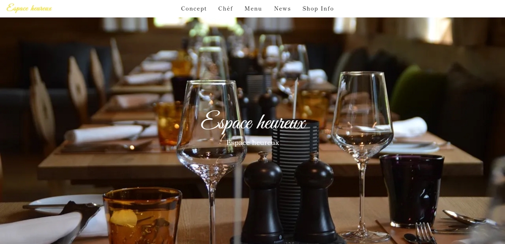 「オシャレで落ち着いた雰囲気」をイメージしたフランス料理店のサイト制作