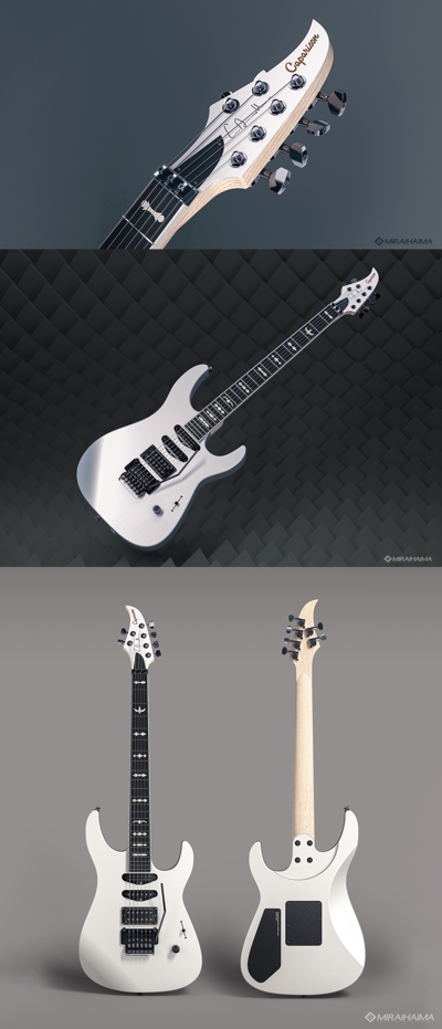 製品CG画像 楽器 エレキギター