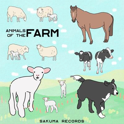 牧場の動物イラスト