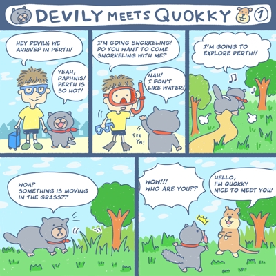 (1)コミック作成 DEVILY MEETS QUOKKY(1)