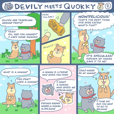 (2)コミック作成 DEVILY MEETS QUOKKY