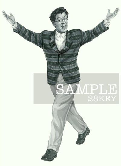 １９８９年トレンディードラマの登場人物を描かせていただきました