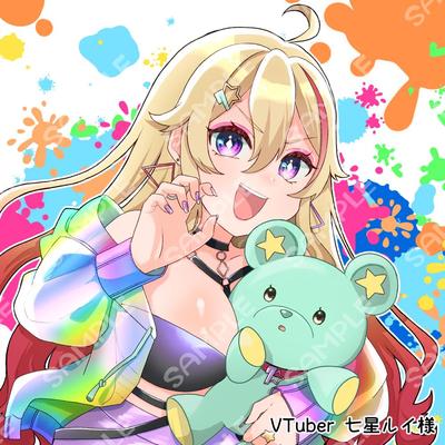 Vtuber七星ルイ様アイコンイラスト