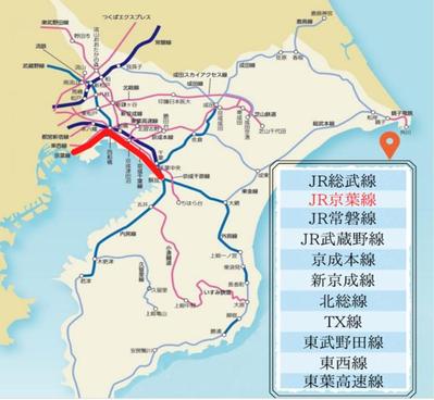 駅前ネット　千葉バージョン　マウスオーバーで切り替わる地図の構築