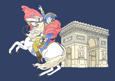 ナポレオンとエトワール凱旋門