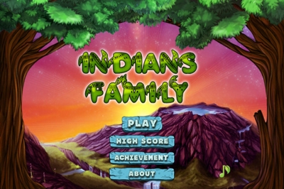 iPhoneゲーム（Indians Family）
