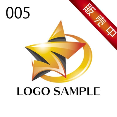 ロゴ販売用【005】星モチーフのロゴ