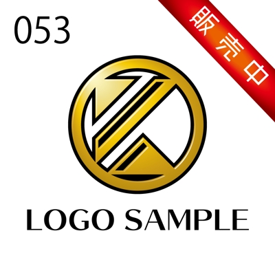 ロゴ販売用【053】アルファベット「K」をモチーフにしたシンプルなロゴです。