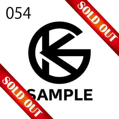 ロゴ販売用【054】アルファベット「K」「G」をモチーフにしたシンプルなロゴです。