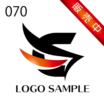 ロゴ販売用【070】アルファベットの『G』と『翼』を組み合わせたシンプルなロゴです。