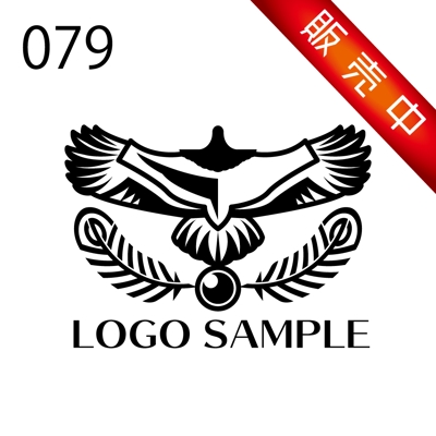 ロゴ販売用【079】鷹、鷲、イーグル、鳥、羽、インディアン、部族をイメージしたロゴです。