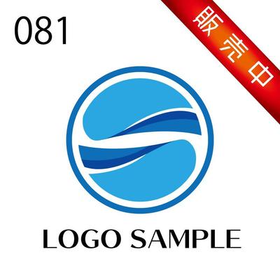 ロゴ販売用【081】球体、円、水、流れ、気をモチーフにしたロゴです。