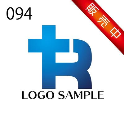 ロゴ販売用【094】「+」と「R」を組み合わせたシンプルで視認性の高いロゴです。