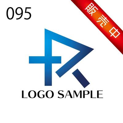 ロゴ販売用【095】「+」と「R」を組み合わせたシンプルなロゴです。