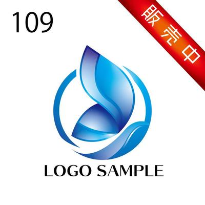 ロゴ販売用【109】蝶のロゴ