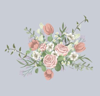 花柄ステッカーデザイン