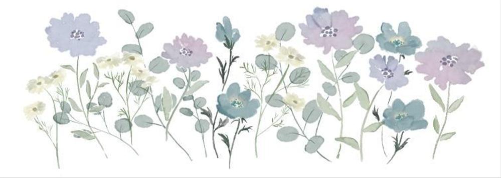 バナー背景用草花イラスト