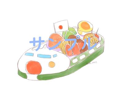 手書き風イラスト【サンプル】お子様ランチ