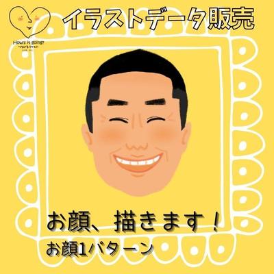 名刺、SNSアイコン用の似顔絵